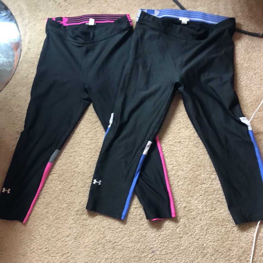 Bundle Under Armour leggings (knee length)